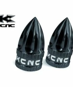KCNC Bouchons De Valve Schrader Noir