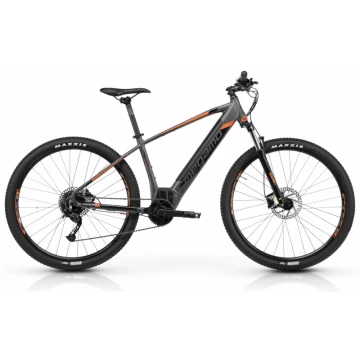 MEGAMO VTT Electrique RIDON 10 29" Gris Orange Taille L