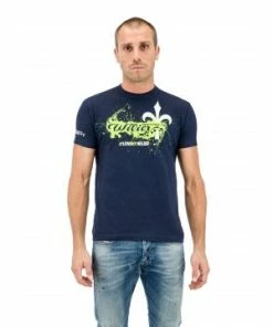 WILIER T-Shirt Schizzo Bleu